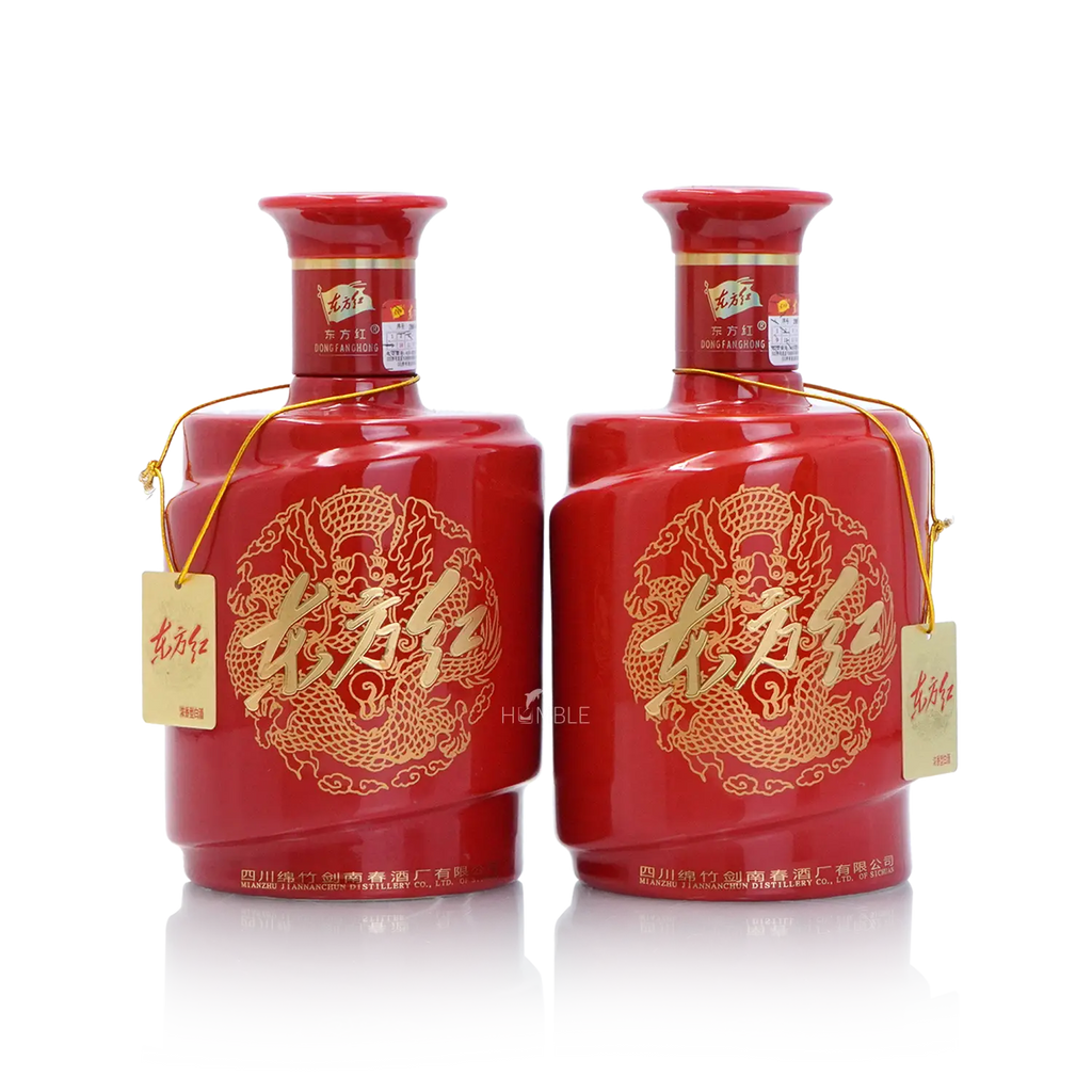 Jian Nan Chun - Dong Fang Hong Chinese Baijiu 500ml*2 剑南春 东方红 2瓶礼盒装 - Baijiu