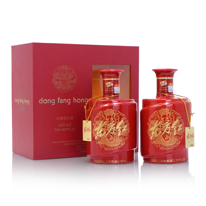 Jian Nan Chun - Dong Fang Hong Chinese Baijiu 500ml*2 剑南春 东方红 2瓶礼盒装