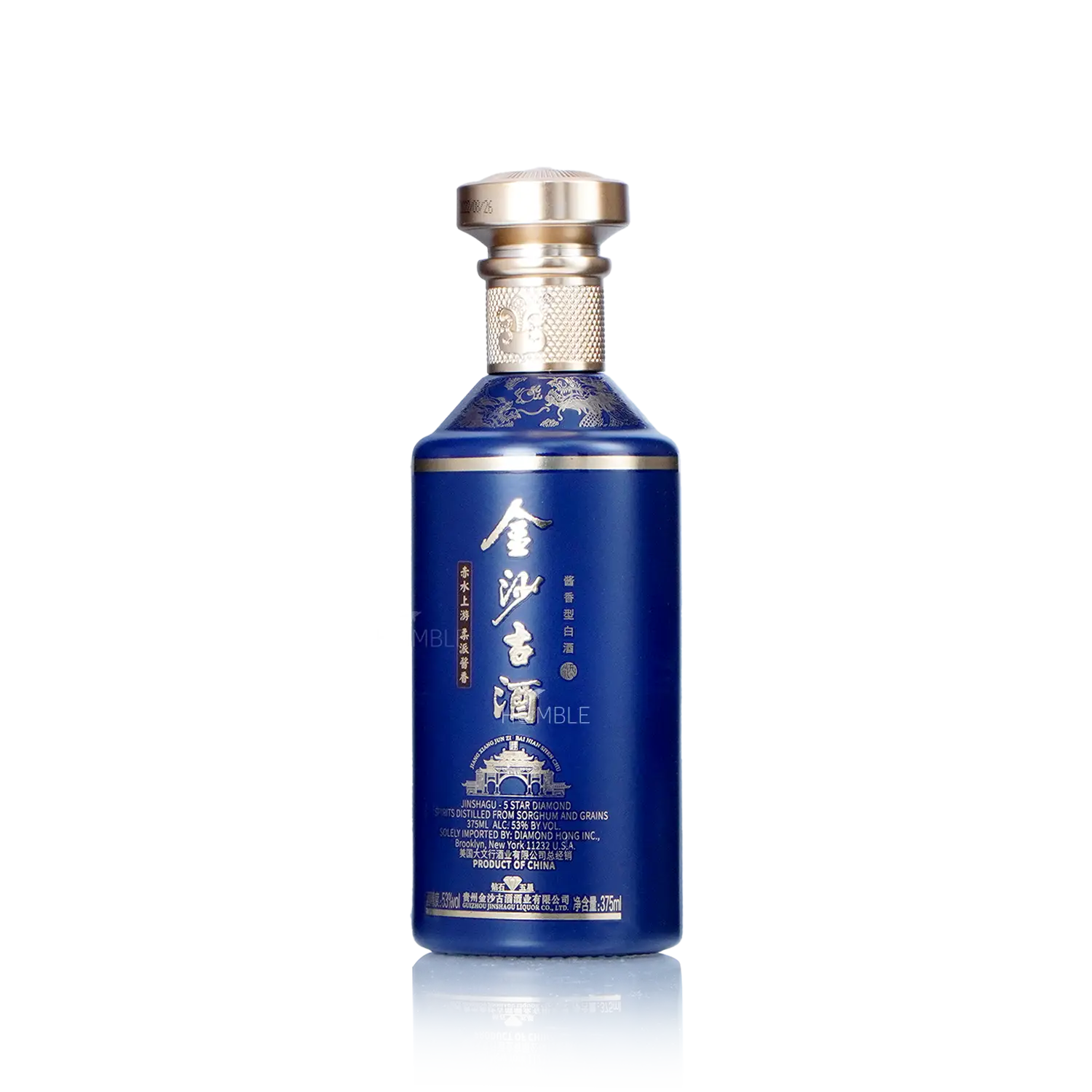 Jinsha Gu Jiu - Diamond Star Series 5 Star Chinese Baijiu 375ml 金沙古酒 五星 - Baijiu