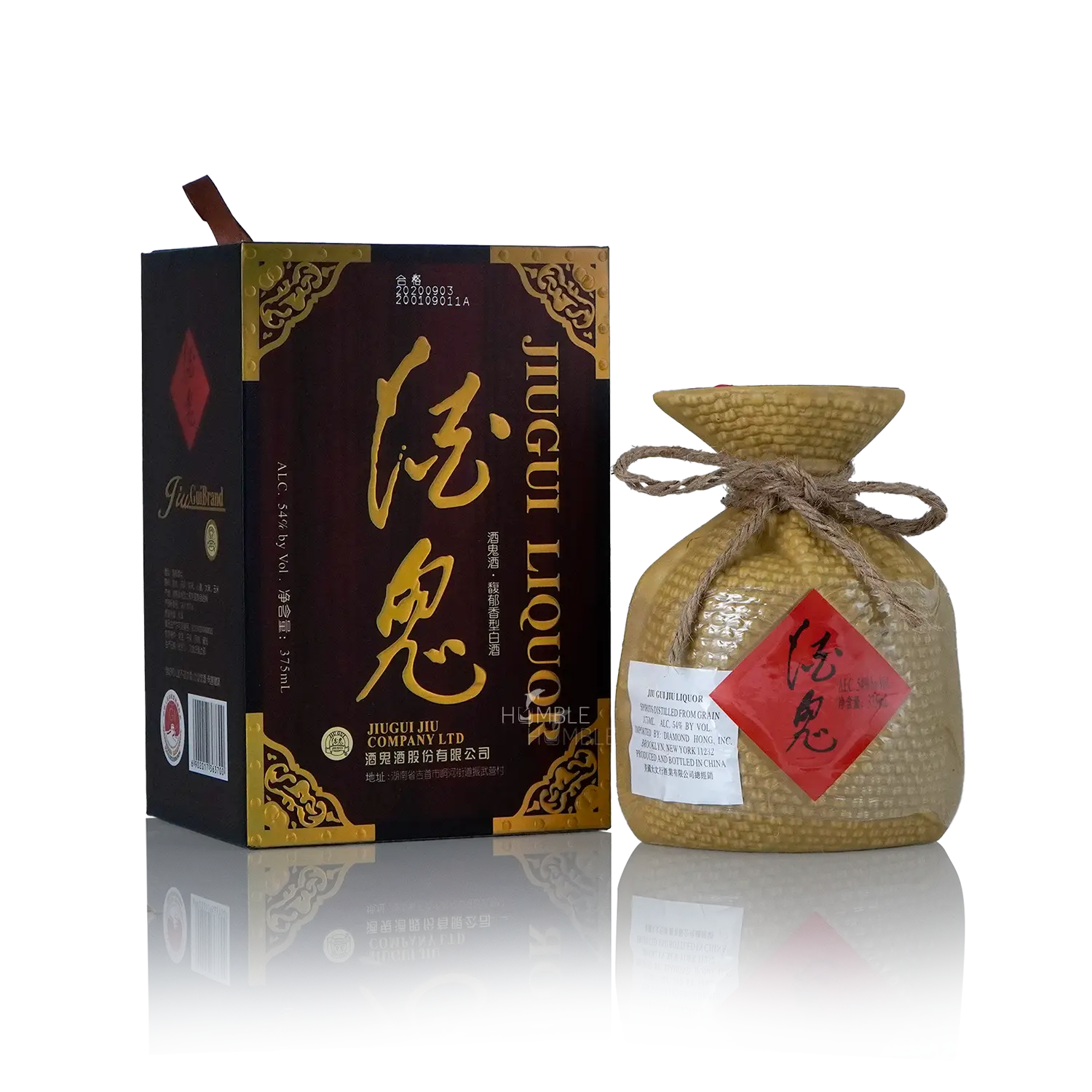Jiugui Chinese Baijiu 375ml 酒鬼酒经典装 - Baijiu