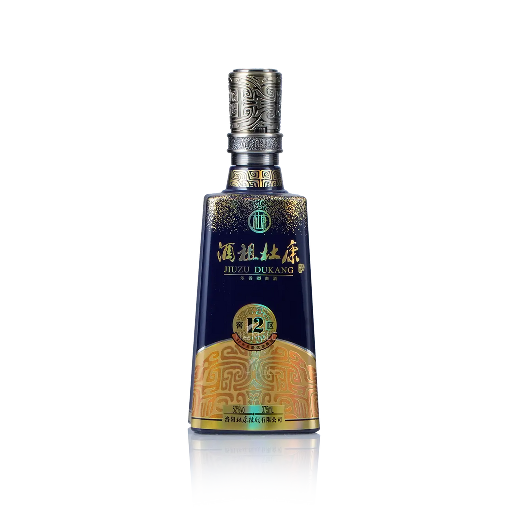 Jiuzu Dukang - 12 Cellar Blue 50 Years of Cellar Age Chinese Baijiu 375ml 酒祖杜康 十二区五十年窖龄 - Baijiu