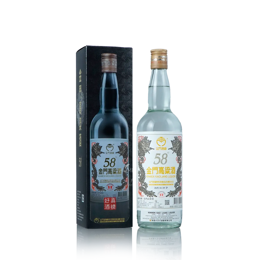 Kinmen Kaoliang - 58% Taiwan Kaoliang 750ml 金门高梁 五十八度 - Baijiu