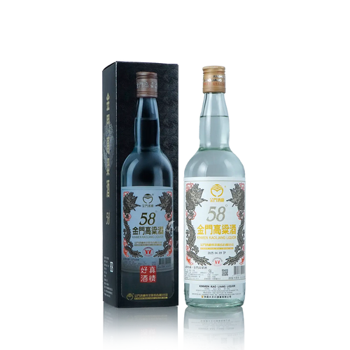 金門高粱酒　58% 750ml Kinmen Kaoliang - 58% Taiwan Kaoliang 750ml 金门高梁五十八度