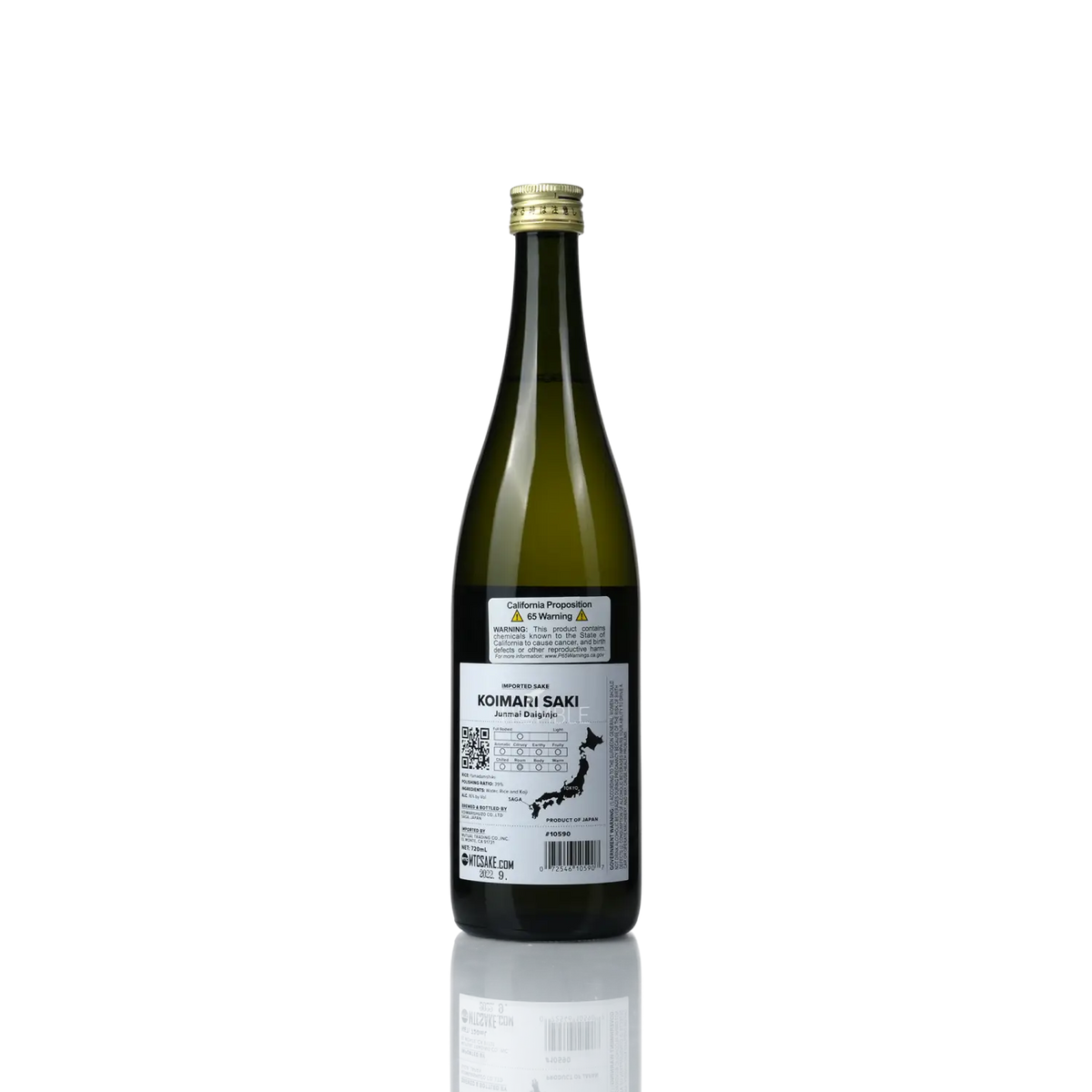 Koimari - Saki Junmai Daiginjo 720ml 古伊万里 前 純米大吟釀 - Sake