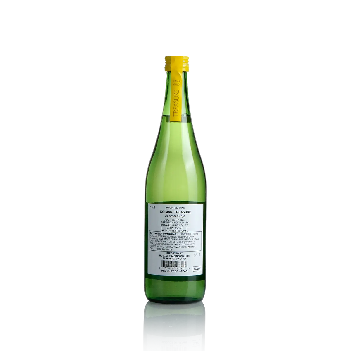 Koimari - Treasure Junmai Ginjo 720ml 古伊万里 雄山錦 純米吟醸 - Sake