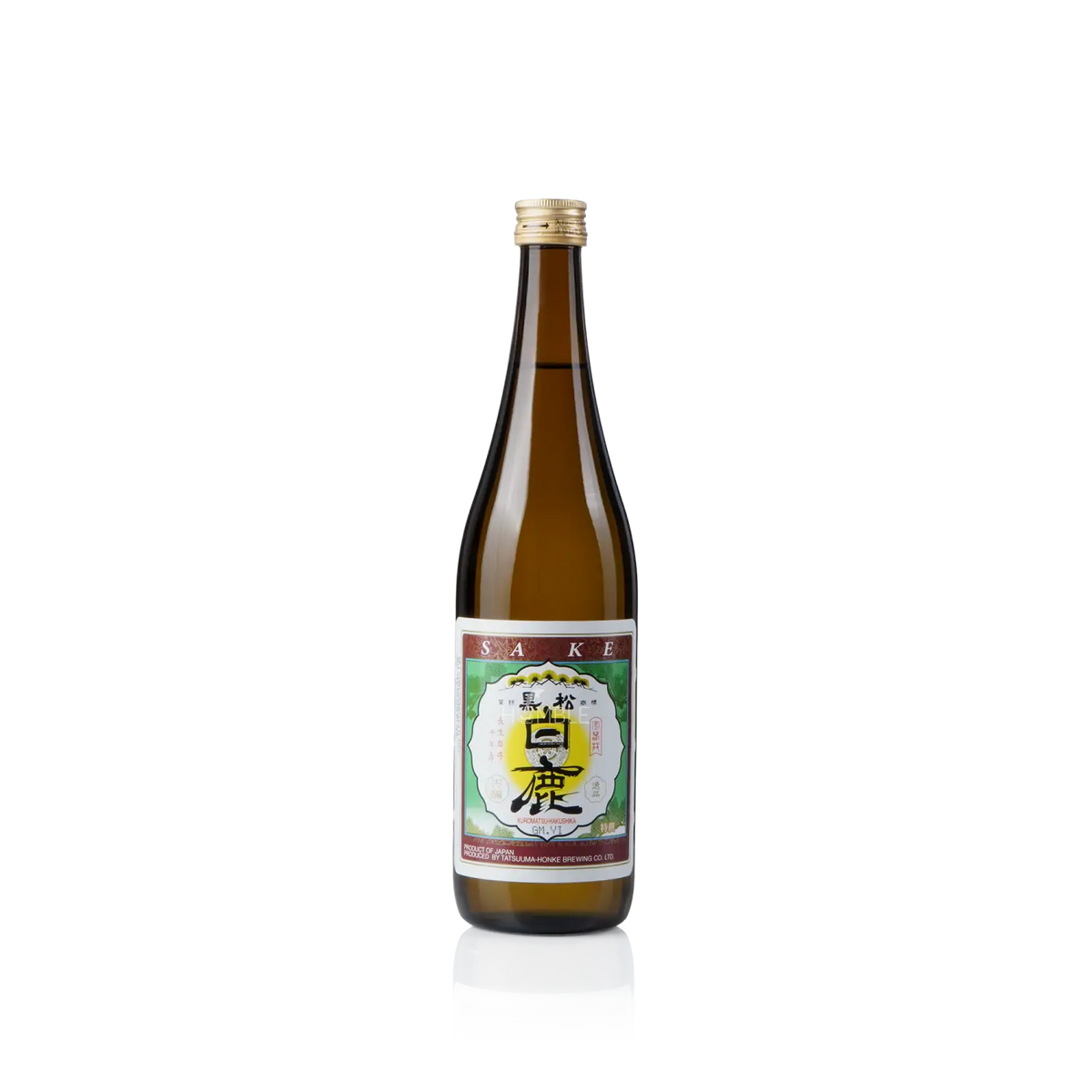 Kuromatsu Hakushika - Junmai 720ml 黒松白鹿 特撰純米 - Sake