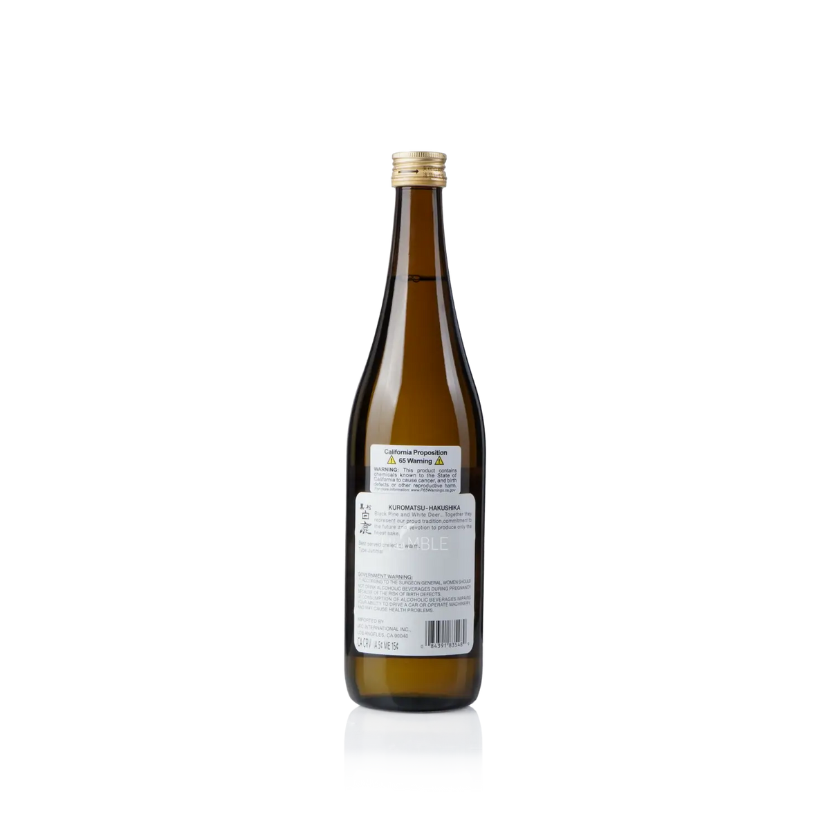 Kuromatsu Hakushika - Junmai 720ml 黒松白鹿 特撰純米 - Sake