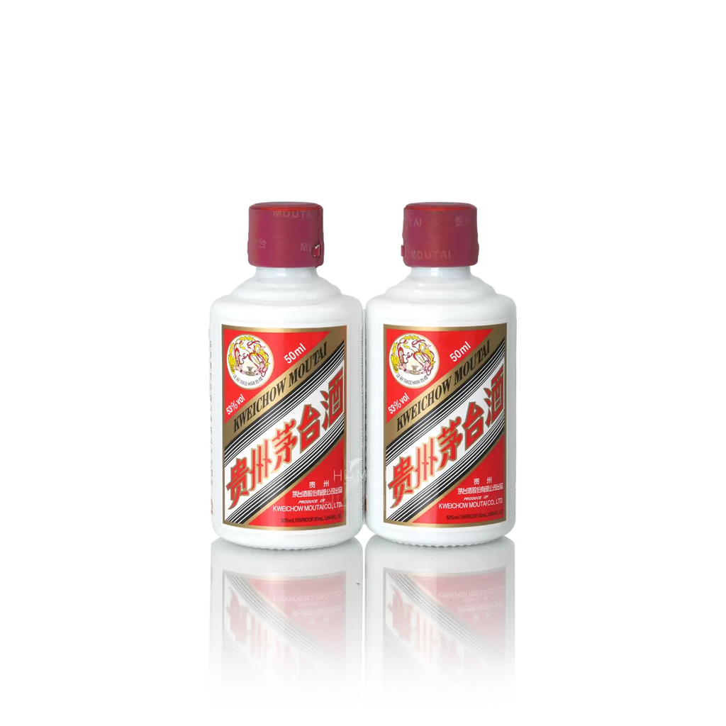 Kweichow Moutai - 50ml X 2 bottles Per Set Chinese Baijiu 贵州茅台飞天酒品鉴装