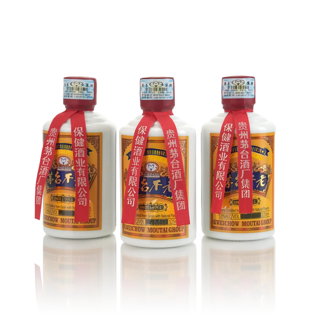 Kweichow Moutai - Bulaojiu Premium Gift Set 125ml*3 贵州茅台不老酒珍品礼盒装