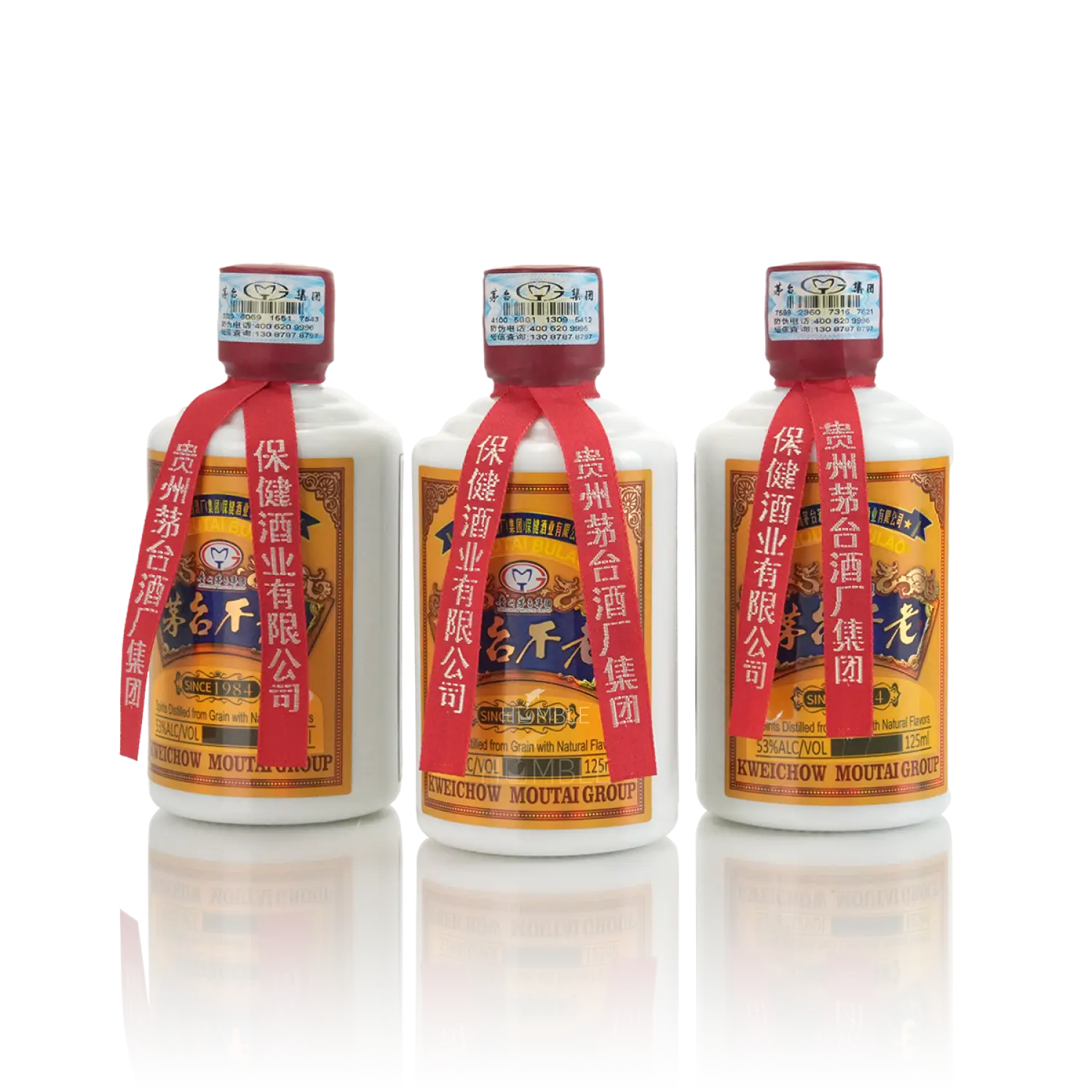 Kweichow Moutai - Bulaojiu Premium Gift Set 125ml*3 贵州茅台不老酒珍品礼盒装