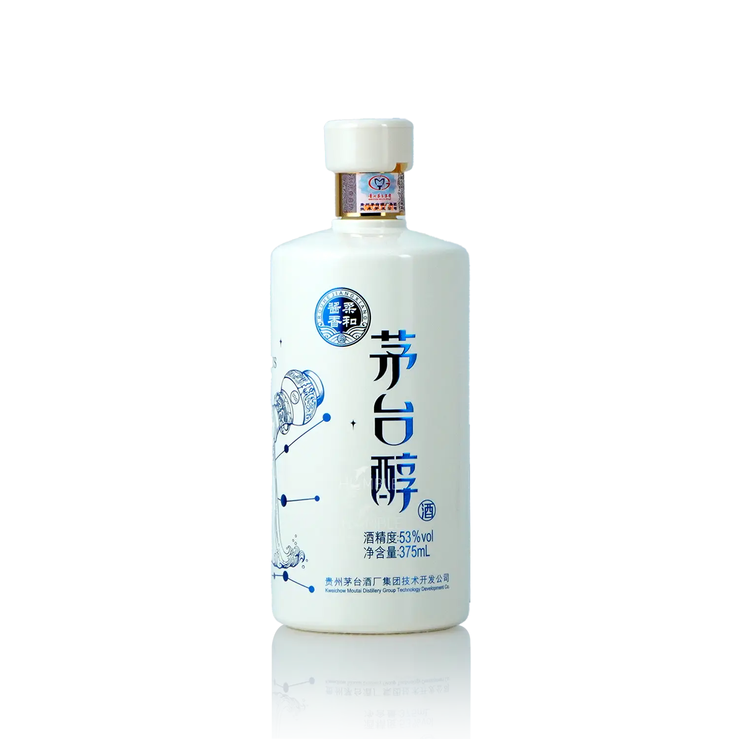 Kweichow Moutai - Moutai Chun Aquarius Chinese Baijiu 375ml 贵州茅台 茅台醇水瓶座 - Baijiu