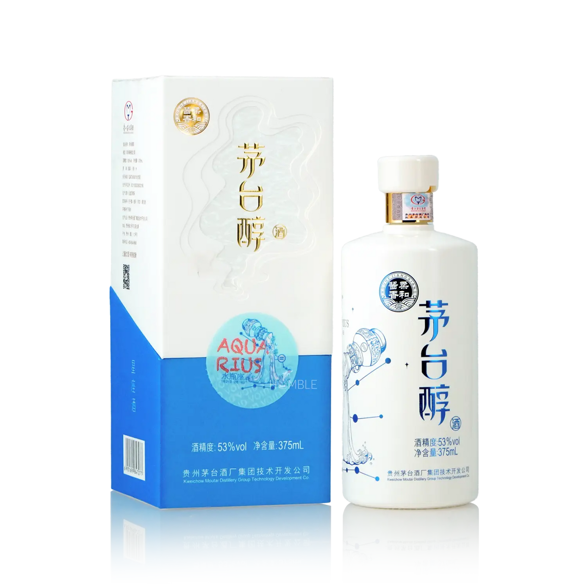 Kweichow Moutai - Moutai Chun Aquarius Chinese Baijiu 375ml 贵州茅台 茅台醇水瓶座 - Baijiu