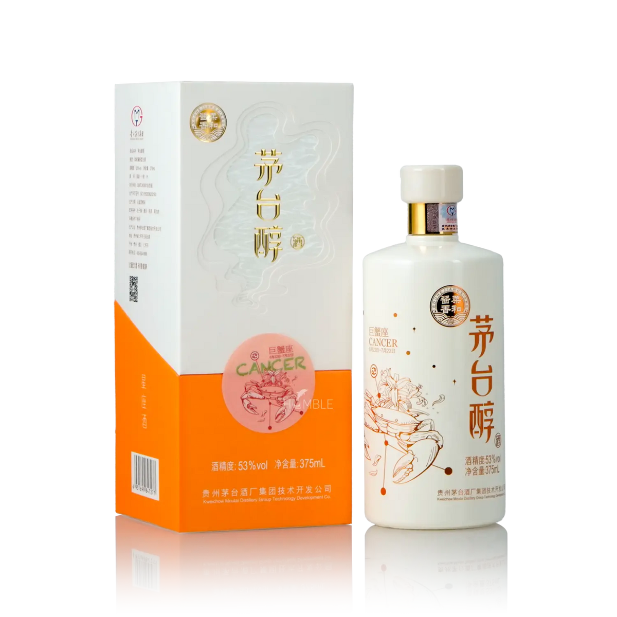 Kweichow Moutai - Moutai Chun Cancer Chinese Baijiu 375ml 贵州茅台 茅台醇巨蟹座 - Baijiu