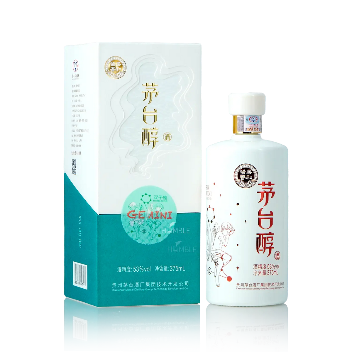 Kweichow Moutai - Moutai Chun Gemini Chinese Baijiu 375ml 贵州茅台