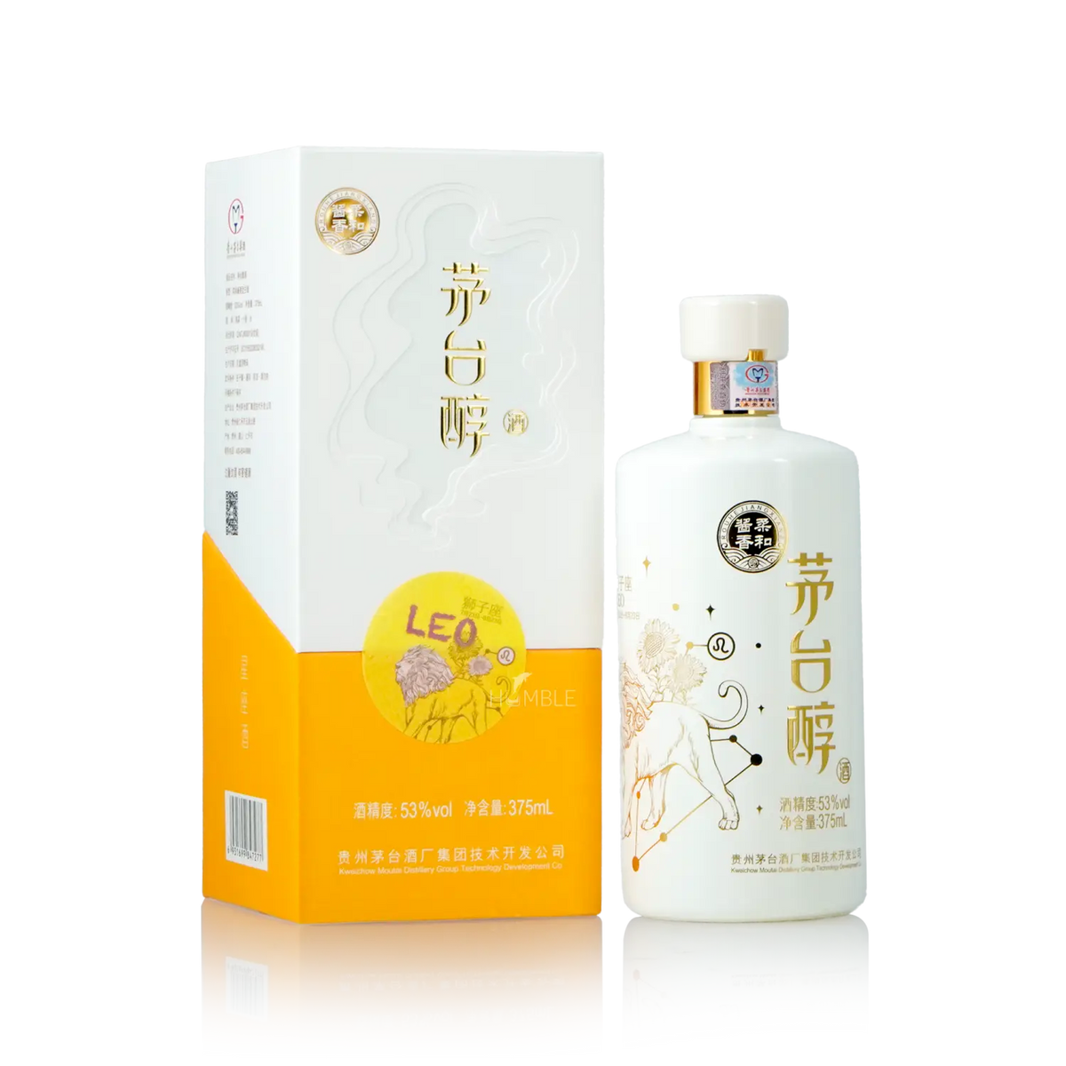 Kweichow Moutai - Moutai Chun Leo Chinese Baijiu 375ml 贵州茅台 茅台醇狮子座 - Baijiu
