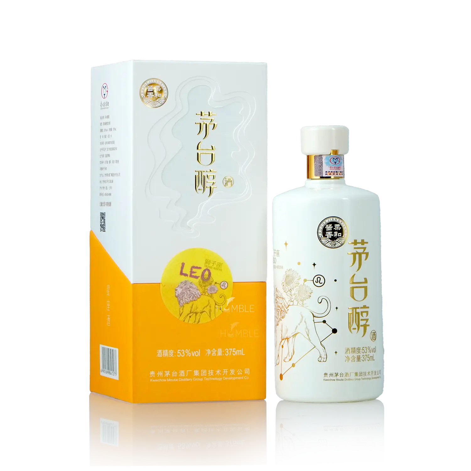 Kweichow Moutai - Moutai Chun Leo Chinese Baijiu 375ml 贵州茅台 茅台醇狮子座 - Baijiu