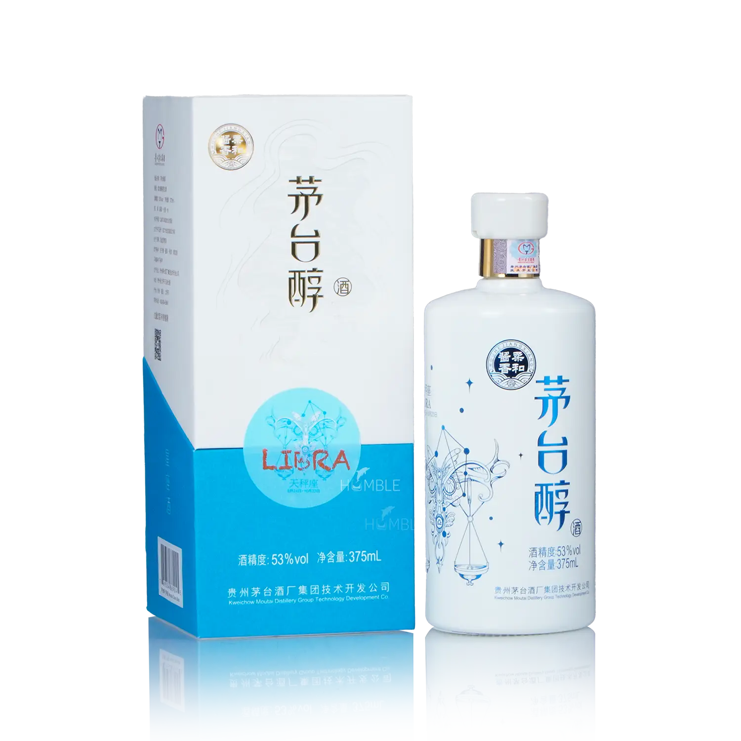 Kweichow Moutai - Moutai Chun Libra Chinese Baijiu 375ml 贵州茅台 茅台醇天秤座 - Baijiu