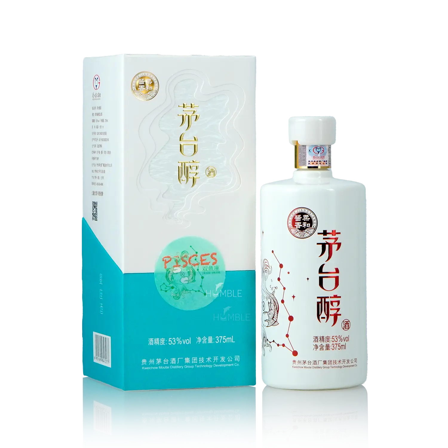Kweichow Moutai - Moutai Chun Pisces Chinese Baijiu 375ml 贵州茅台 茅台醇双鱼座 - Baijiu
