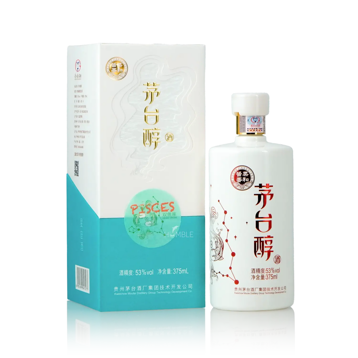 Kweichow Moutai - Moutai Chun Pisces Chinese Baijiu 375ml 贵州茅台 茅台醇双鱼座 - Baijiu