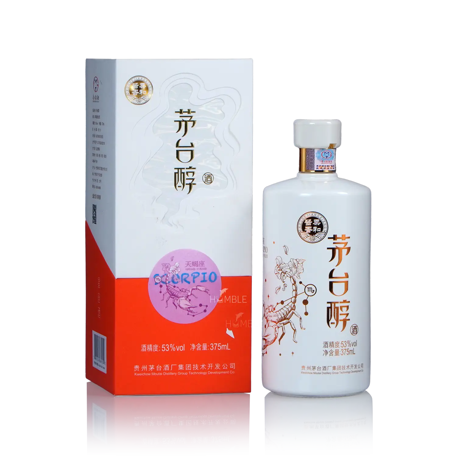 Kweichow Moutai - Moutai Chun Scorpio Chinese Baijiu 375ml 贵州茅台 茅台醇天蝎座 - Baijiu