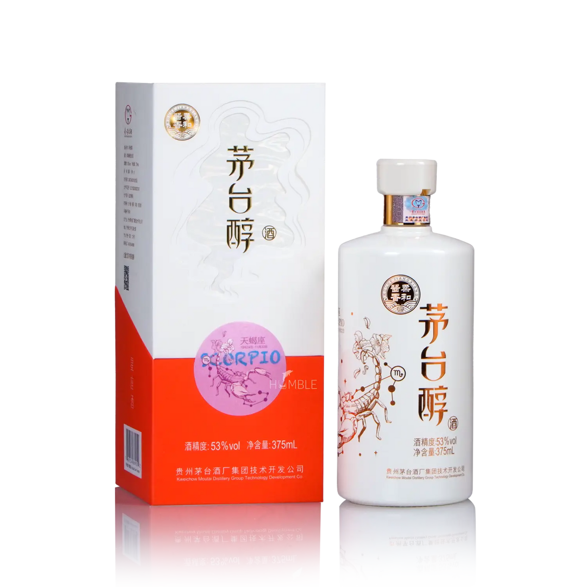 Kweichow Moutai - Moutai Chun Scorpio Chinese Baijiu 375ml 贵州茅台 茅台醇天蝎座 - Baijiu