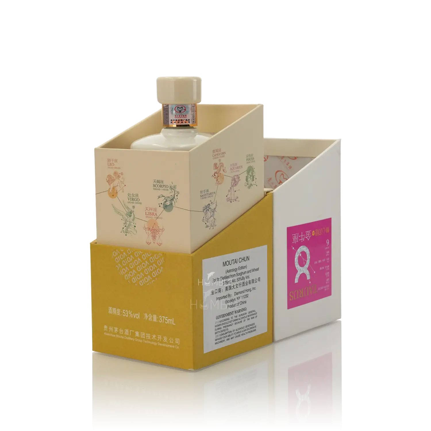 Kweichow Moutai - Moutai Chun Taurus Chinese Baijiu 375ml 贵州茅台茅台醇金牛座