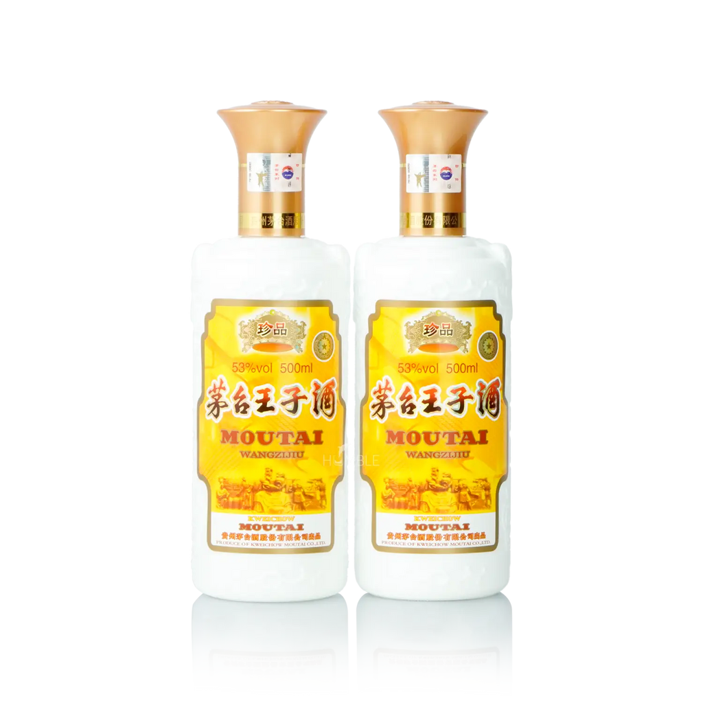 Kweichow Moutai - Prince Treasure Chinese Baijiu (Twin Pack) 500ml X 2 贵州茅台 珍品王子酒 - Baijiu