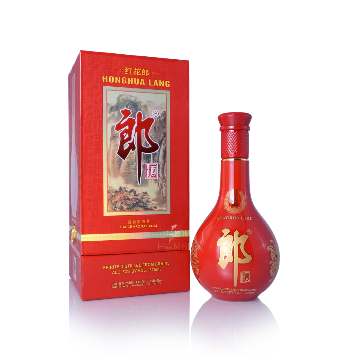 Langjiu - Honghua Lang Chinese Baijiu 375ml 郎酒 红花郎 - Baijiu