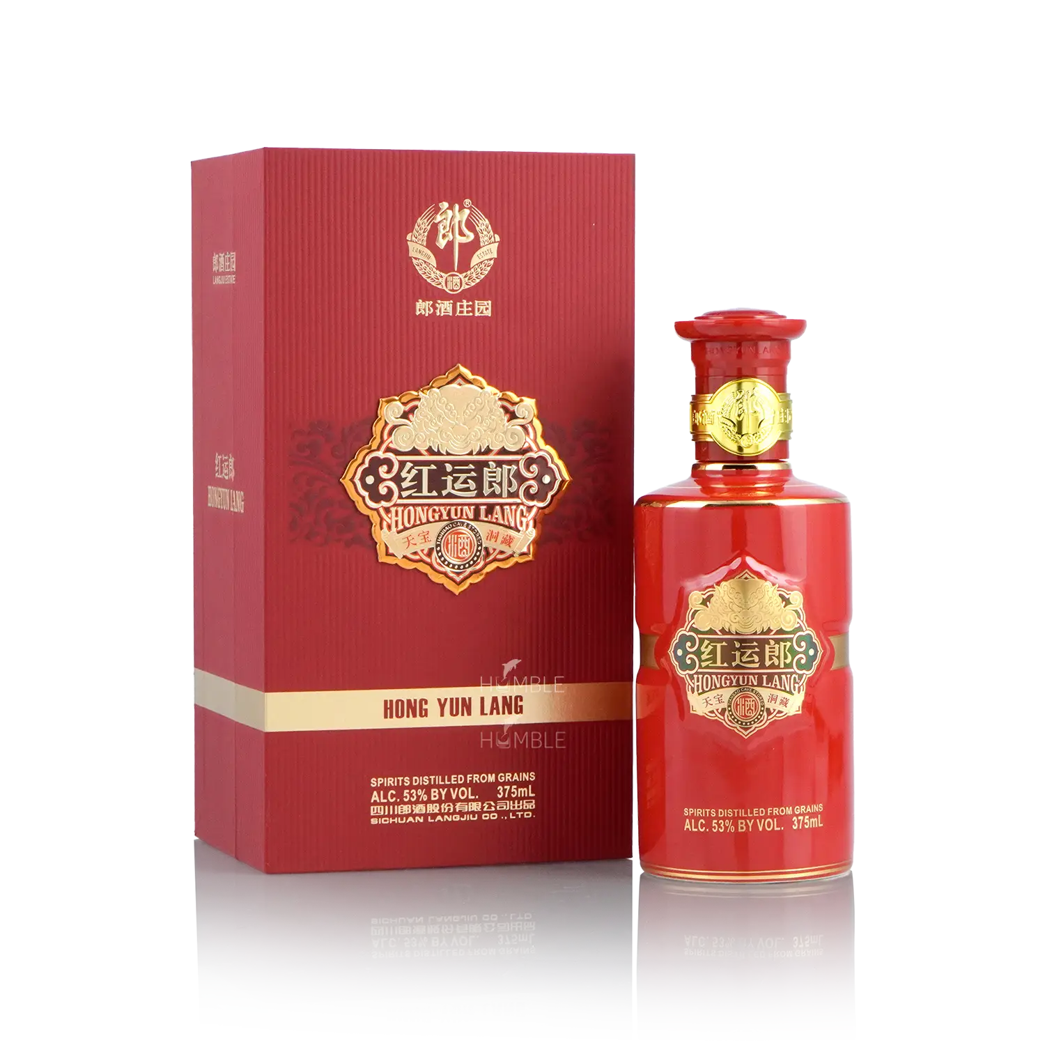 Langjiu - Hongyun Lang Chinese Baijiu 375ml 郎酒 红运郎 - Baijiu
