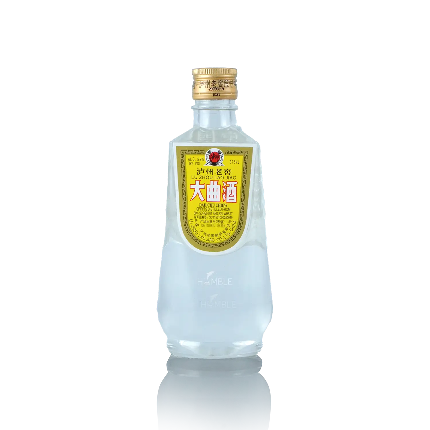 LuZhou LaoJiao - DaQu Chinese Baijiu 375ml 泸州老窖 大曲酒 - Baijiu