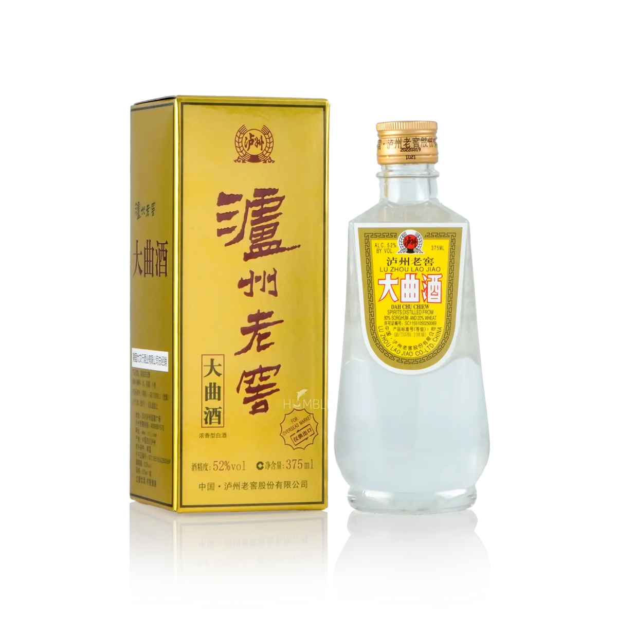 LuZhou LaoJiao - DaQu Chinese Baijiu 375ml 泸州老窖 大曲酒 - Baijiu