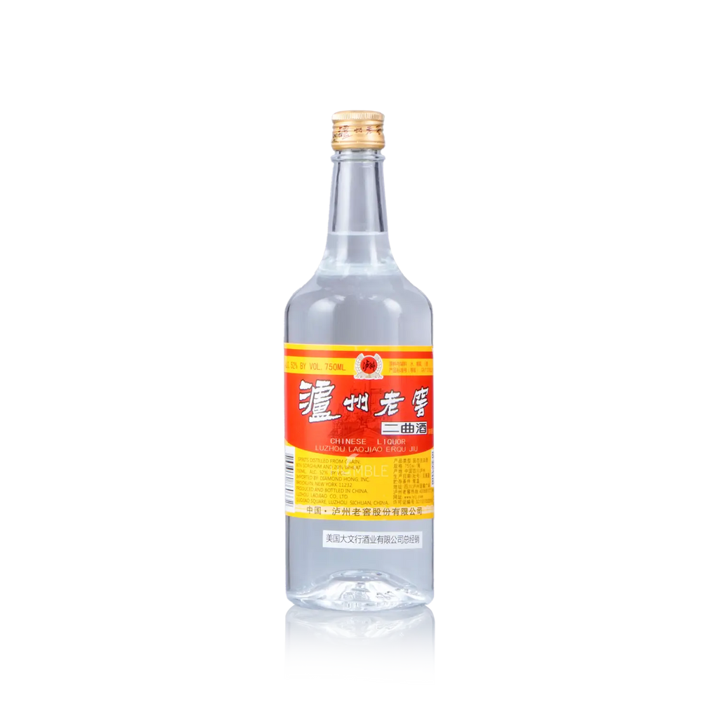 LuZhou LaoJiao - ErQu Chinese Baijiu 750ml 泸州老窖 二曲酒 - Baijiu