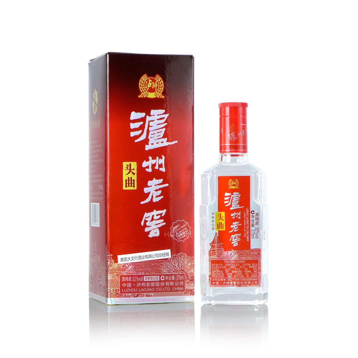 LuZhou LaoJiao - TouQu Chinese Baijiu 375ml 泸州老窖 头曲酒 - Baijiu