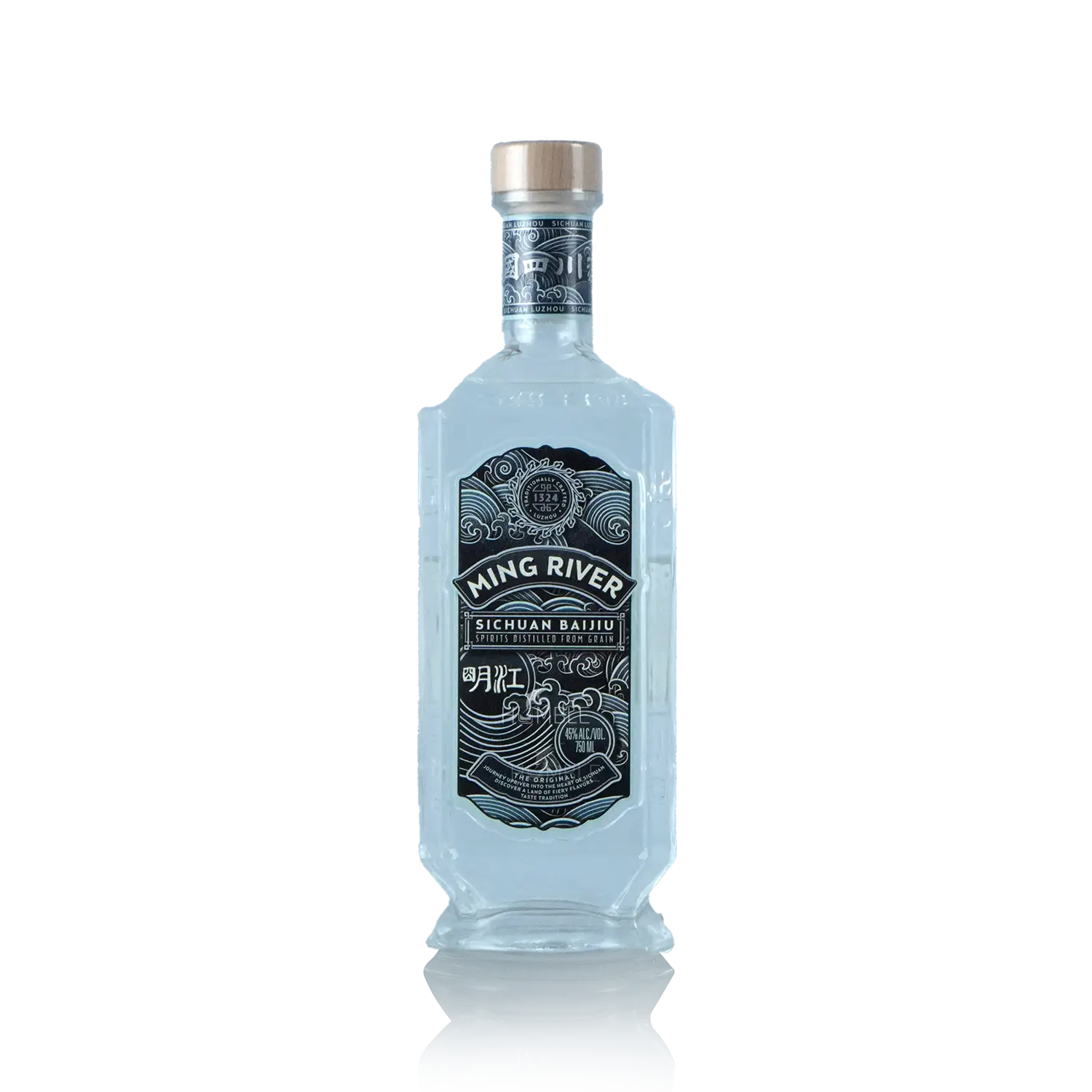 Ming River Chinese Baijiu 750ml 泸州老窖明江 - Baijiu