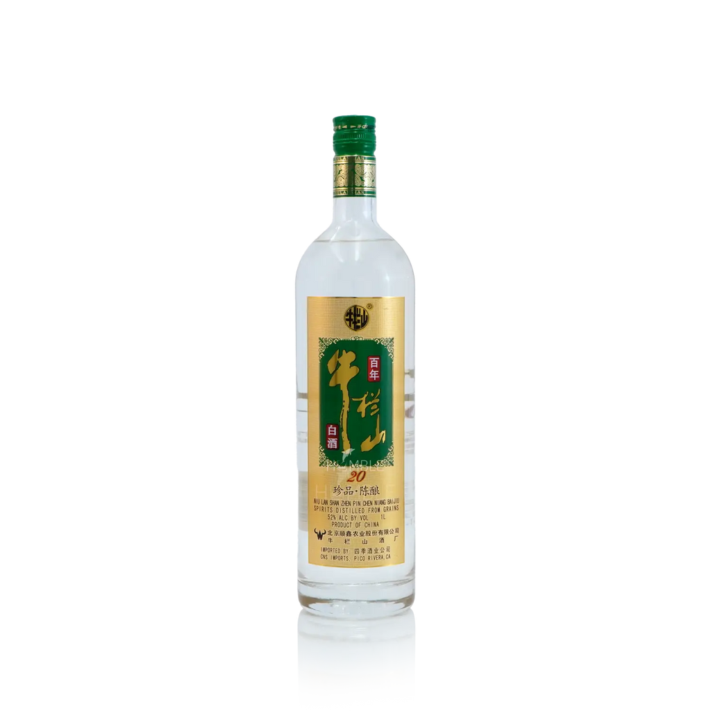 Niu Lan Shan Zhen Pin 20Yrs Chen Niang Chinese Baijiu 1L 北京牛栏山二锅头珍品二十年陈