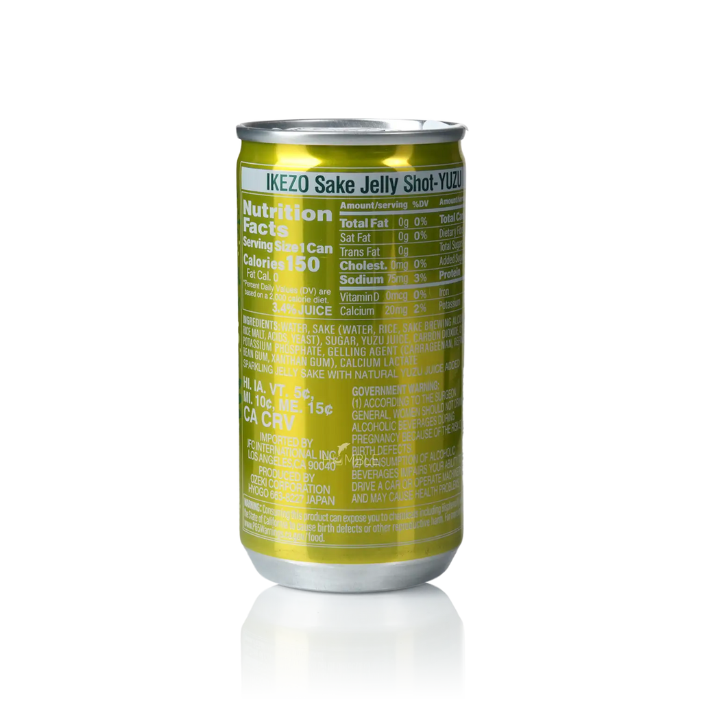 Ozeki - Ikezo Jelly Shot Sparkling Yuzu 180ml 大関 氣泡酒 - Fruit Liqueur