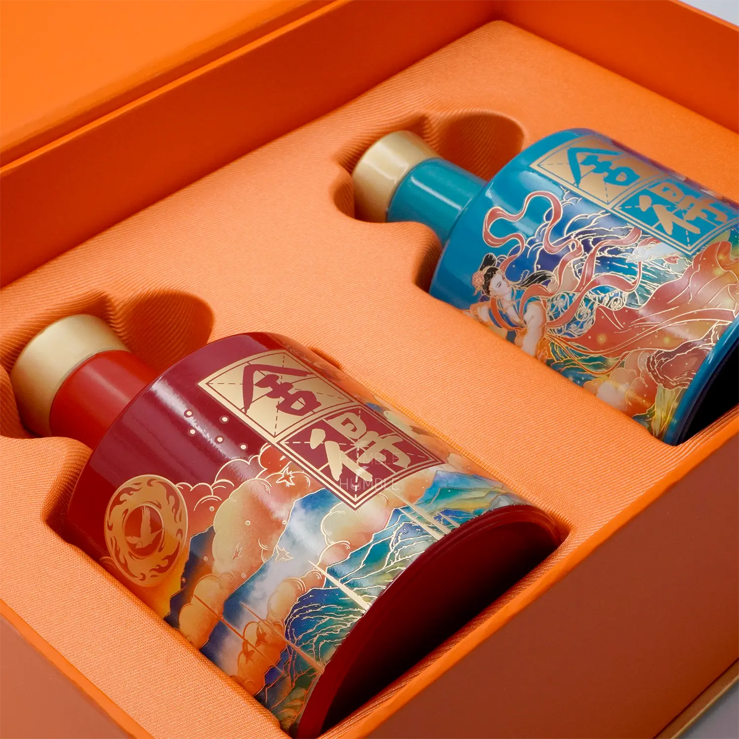 Shede Mythical Character Chinese Baijiu Gift Box 375mlX2 舍得追天者限量版 - Baijiu