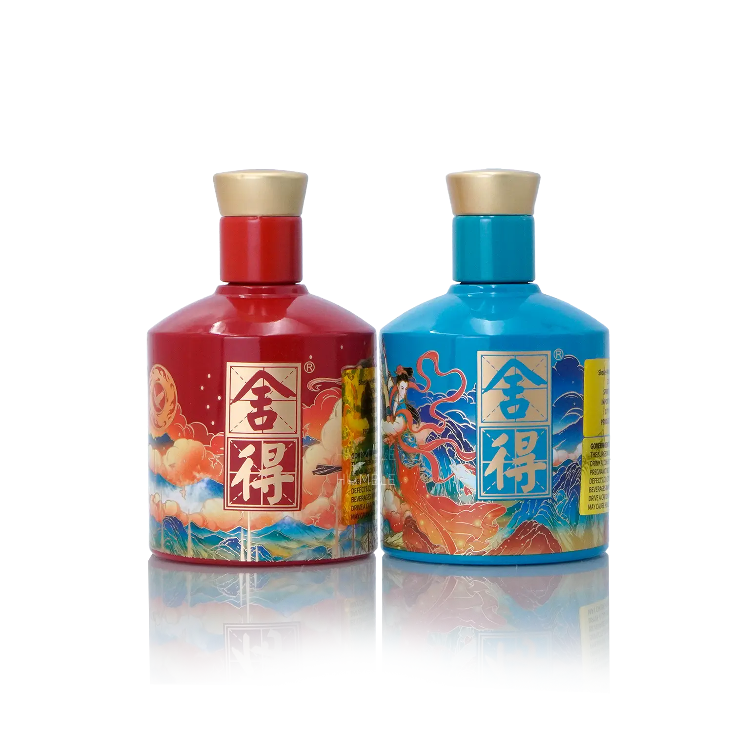 Shede Mythical Character Chinese Baijiu Gift Box 375mlX2 舍得追天者限量版 - Baijiu