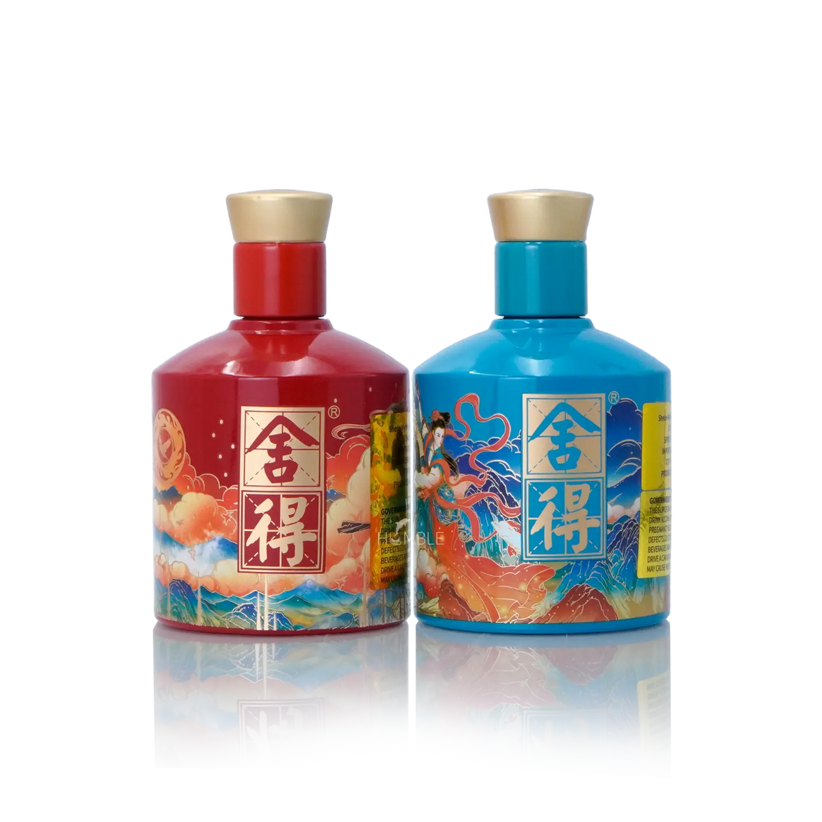 Shede Mythical Character Chinese Baijiu Gift Box 375mlX2 舍得追天者限量版 - Baijiu