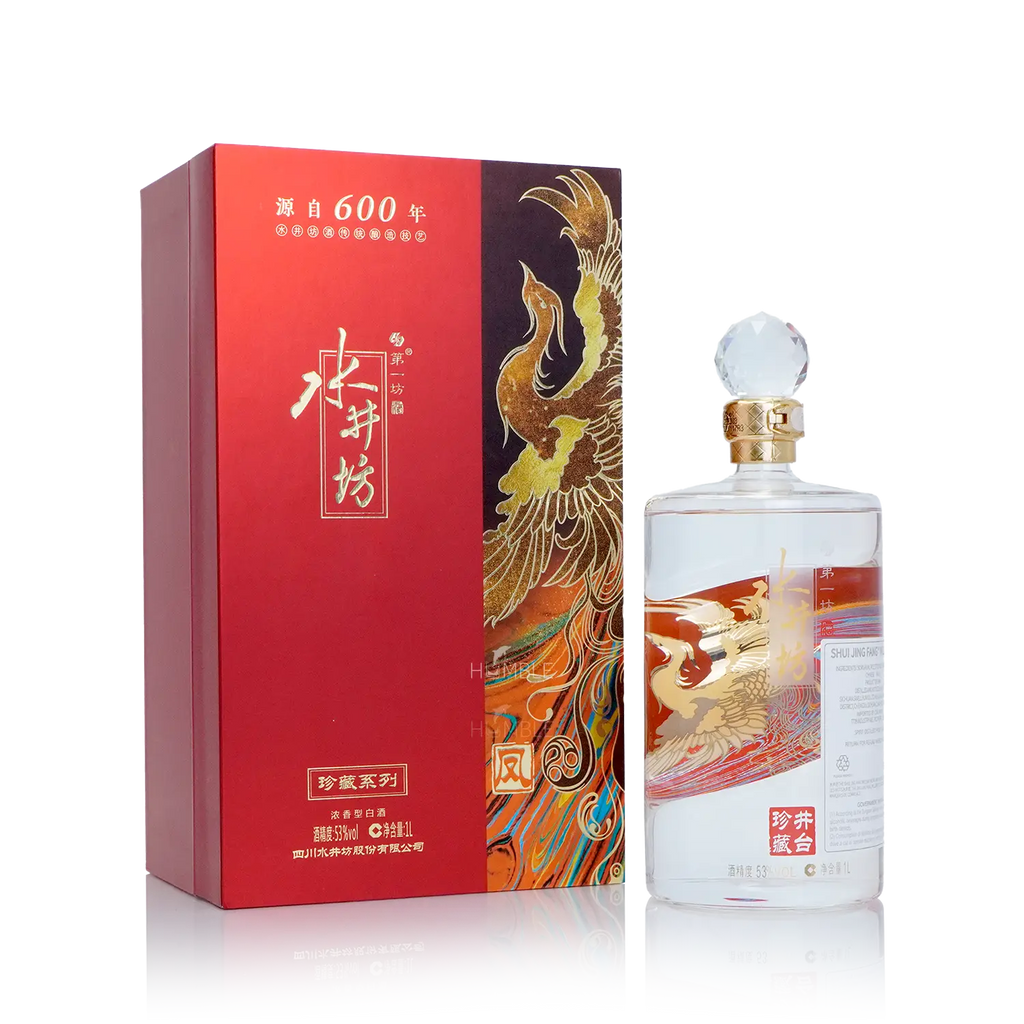 Shui Jing Fang - Wellbay Phoenix Limited Edition Chinese Baijiu 1L 水井坊 井台珍藏版之凤 - Baijiu