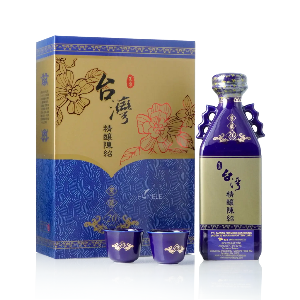 TECH 中国最高酒 藍翁醉翁（ランウェン ズイウェン） セット Taiwan Yuquan Premium 20Yrs Shaosing Chiew 750ml台湾玉泉二十年陈