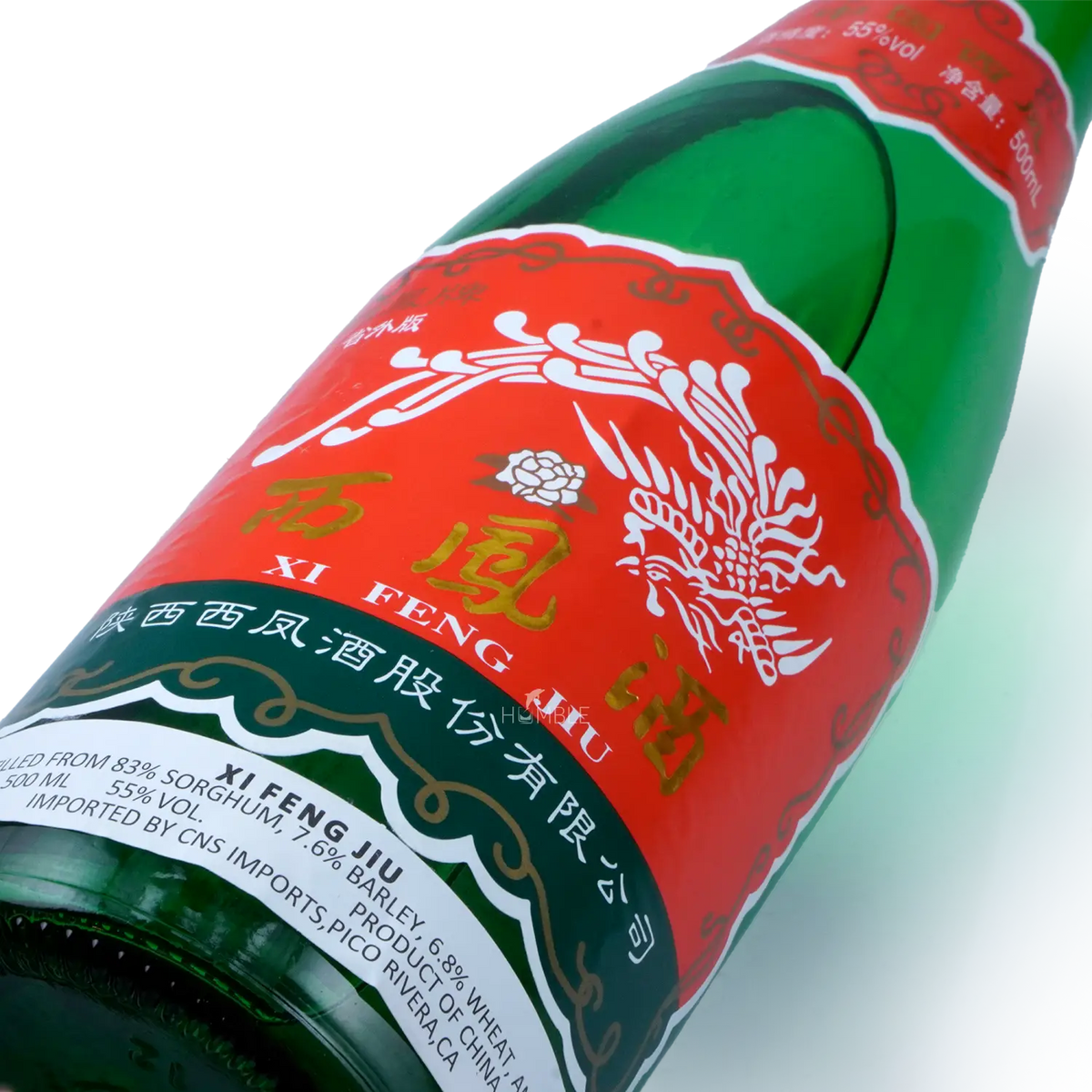 XiFeng 55% Alc Red Label Chinese Baijiu 500ml 西凤酒绿瓶红标五十五度 - Baijiu