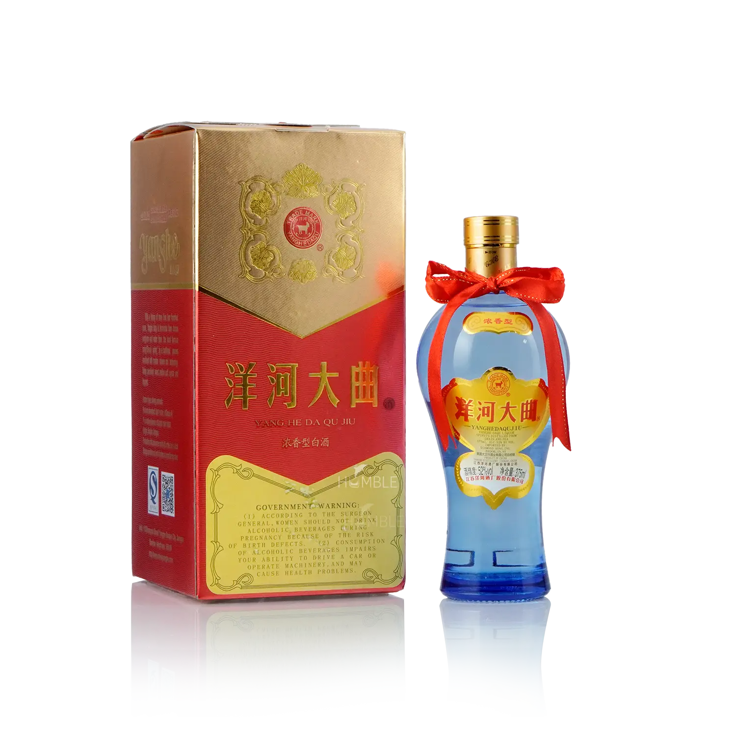 Yanghe - Da Qu Porcelain Bottle 375ml 洋河 大曲瓷瓶装 - Baijiu