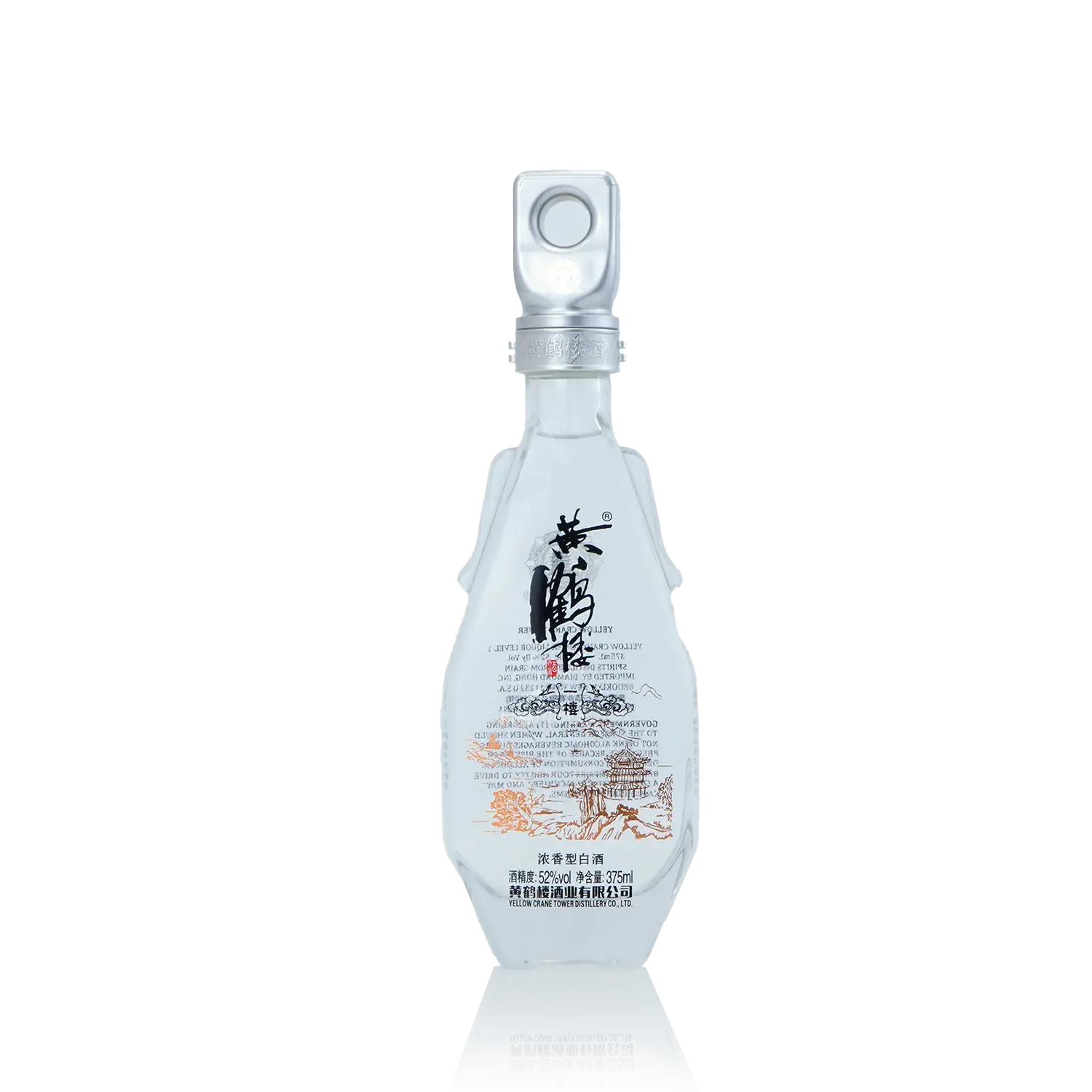 Yellow Crane Tower Chinese Baijiu 375ml 黄鹤楼一楼浓香型白酒 - Baijiu