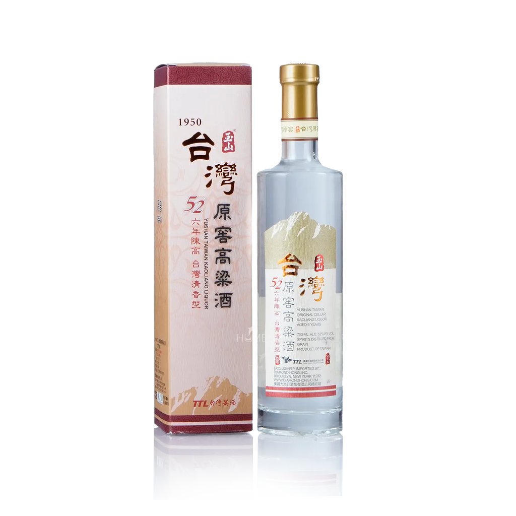 Yushan - Taiwan Original Cellar Kaoliang Liquor 6Yrs 700ml 玉山台湾原窖 六年陈高粱酒 - Baijiu