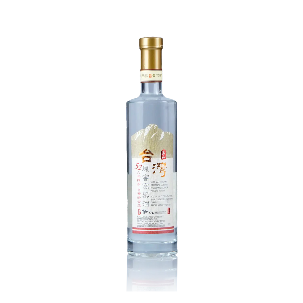 Yushan - Taiwan Original Cellar Kaoliang Liquor 6Yrs 700ml 玉山台湾原窖 六年陈高粱酒 - Baijiu